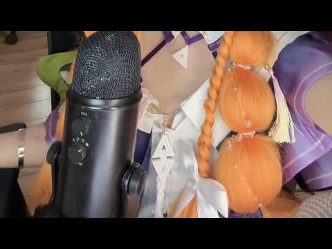 ASMR Sleep Cosplay 💕 Long Nails + Whisper Accent (Sleep Better)