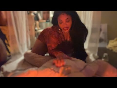 ASMR Massage & Spit Touching on YOUR SENSITIVE SPOTS (rainy)