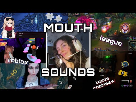 ❗️ASMR 1H+ INTENSE MOUTH SOUNDS❗️w/ Gaming (wet/dry, tongue swirls and sounds, lip smacking)