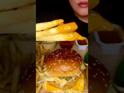 The BEST fries EVER!! #asmr #mcdonalds #shorts #summerofgoals