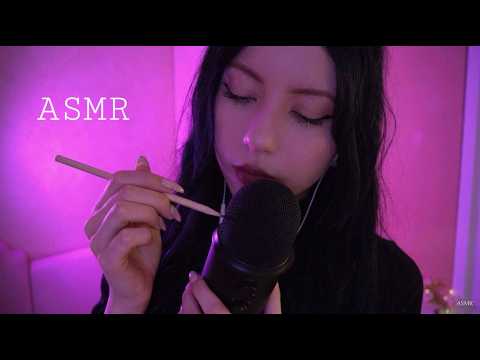 ASMR INDISTINCT WHISPERING WITH ECHO AND TRIGGERS