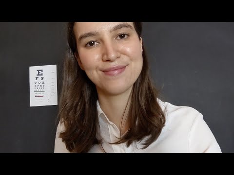 ASMR Detailed Eye Exam with Light Triggers