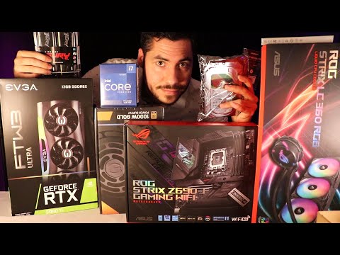 ASMR TOUS LES COMPOSANTS DE MON NOUVEAU PC