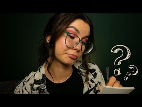 ASMR zadaję ci pytania "co wolisz?" 👩🏻‍🏫✍🏻 bliski szept, pisanie, klawiatura