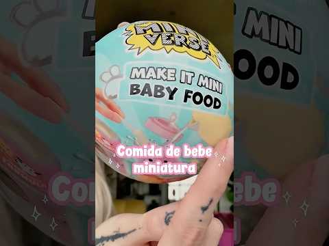 Comida MINIATURA para mi BEBE REBORN 🍼🥰