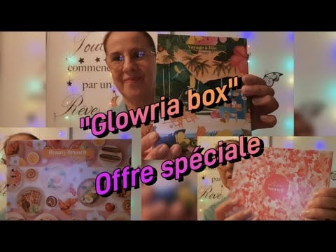Asmr français, Unboxing 📦 "Glowria box" Offre spéciale.🎉