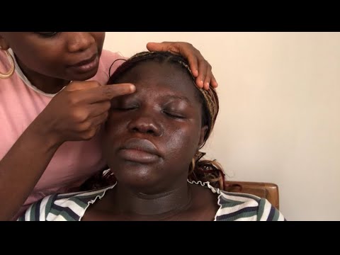 ASMR TINGLING FACE TOUCHING AND NITPICKING FOR DEEP SLEEP 😴 