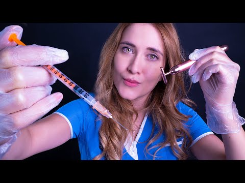 ASMR Español - APLICANDOTE BOTOX, roleplay DOCTORA TE INYECTA (lip fillers) - Asmr with Sasha