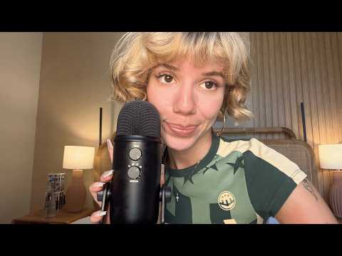 Trying out Lipgloss application, Mouth sounds & Lotion sounds!