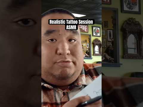 Realistic ASMR Tattoo Shop! #reels #tatoo