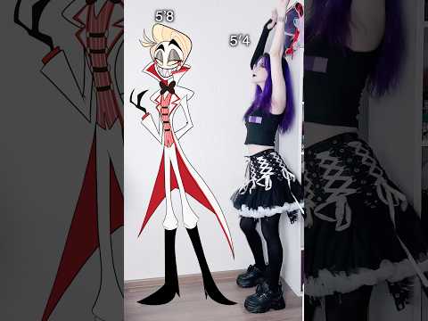 Lucifer is taller than me :D #cosplaygirl #cosplayer #cosplay #hazbinhotel #hazbinhotelseason2