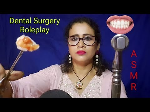 Asmr Dental Surgery 🦷| Asmr Ghosal | dentist Roleplay asmr |  asmr personal attention