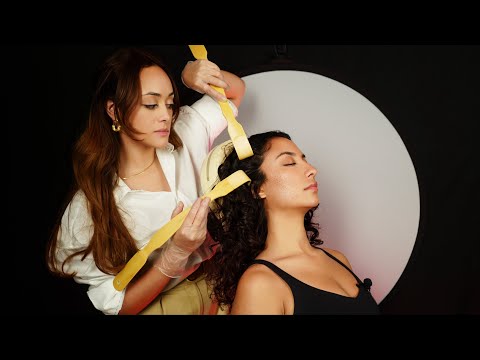 ASMR Scalp Check, Treatment & Massage on Crunchy Curly Hair | Soft Spoken 'Unintentional' Style