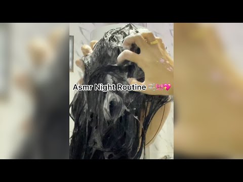 Asmr Night Routine 🫧💖🎀