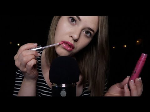 ASMR 100 Layers of 💄 LIPGLOSS 💄 Super Sticky Sounds in German/Deutsch