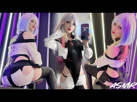 ASMR | Your Cyberpunk Girlfriend Lucy Calms You 💤 💜Cosplay Role Play