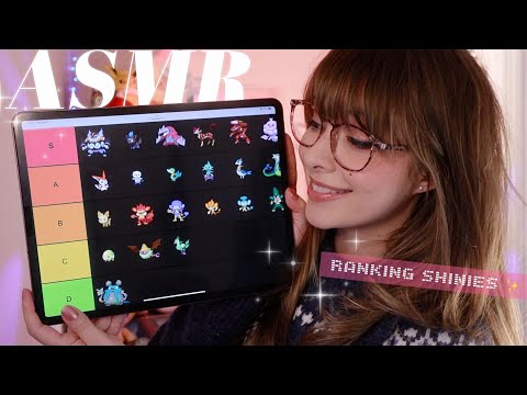 ASMR ✨ Ranking Shiny Pokémon! ✨ (( Unova / Gen 5 Tier List )) Keyboard Typing & Whispers for Sleep!