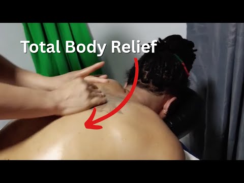 [ASMR] Face-Down Full Body Massage | Deep Relaxation Session