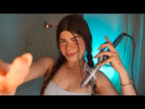 ASMR gostoso e relaxante enrolando seu cabelo 💗