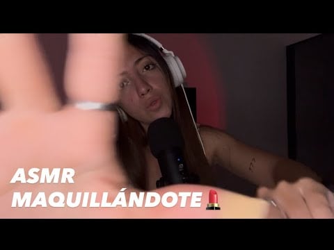 ASMR TE MAQUILLO RÁPIDO| MASTICANDO CHICLE