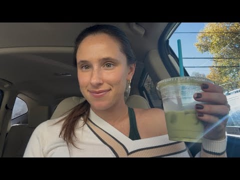 lofi ASMR in my car ✨ (matcha chit chat, tingly tapping, personal attention) 