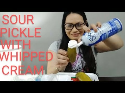 SOUR PICKLE WITH WHIPPED CREAM :Igorota life in America 🇺🇸
