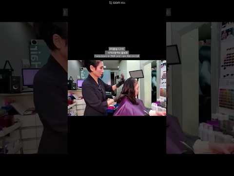 미용실ASMR #밝은 흑갈색 선명하고 깔끔하게~Hair salon ASMR #bright, dark brown, clear, and neat