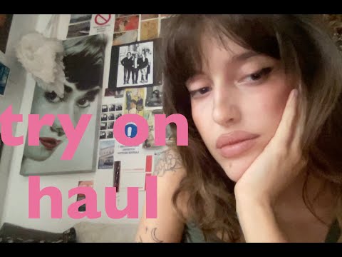 ASMR try on haul del mercato, sussurri per farti addormentare e fabric sounds🎀😴