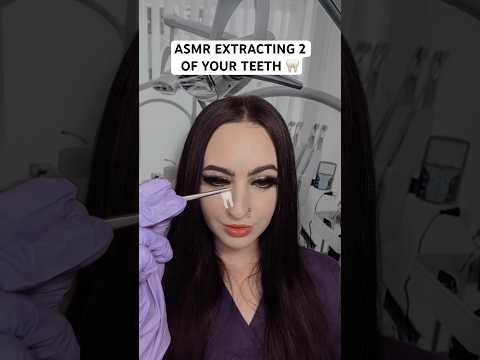 [ASMR] Extracting 2 Of Your Teeth #shorts