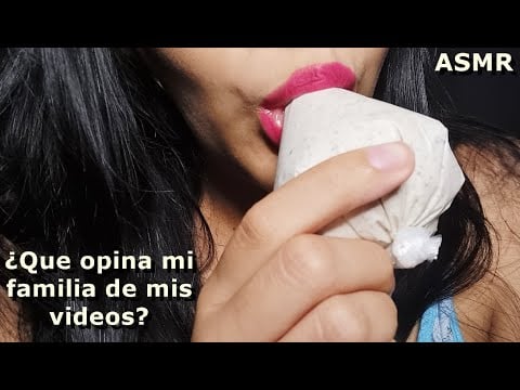 ASMR COMIENDO ICE CREAM | ASMR Comiendo helado Cremoso + Que piensa mi familia | ASMR en Español