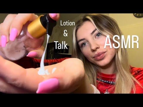 ASMR Hand Lotion & Soft Talk Update | Satisfying & Relaxing Sounds [German] 🧴