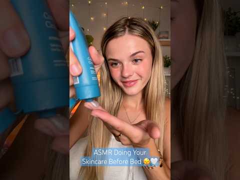 My Skincare Routine On You ft. MDacne | Before & After Results 🤍✨ #asmr #asmrsounds #skincare