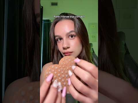 Intense eye contact ASMR 😳 #asmr #asmrsounds #asmrvideo