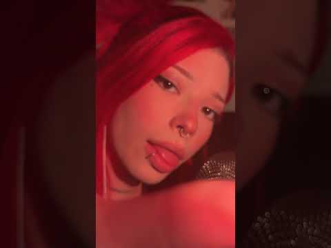 spit painting wet mouthsounds & visuals ASMR SHORT video! #spitpainting #egirl #gamergirl