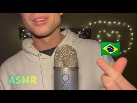 ASMR 🇧🇷 Trying to Speak Portuguese (whispering & mouth sounds)