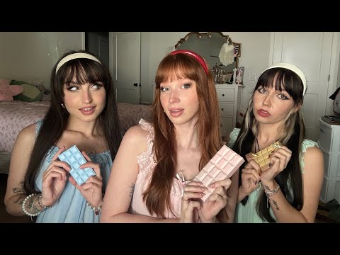 ASMR Sleepover w/ The Girlies ♡ @beebeeasmr + @ssageasmrr 