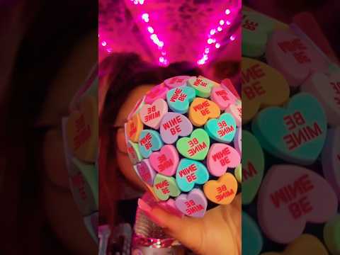 Which one?? #vday #candyhearts #asmr #asmrsounds #satisfying #scratching #nails #diy #art #tapping