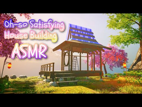 ASMR | Building the most satisfying house! ⛩️ Japanese Tea House | House Builder