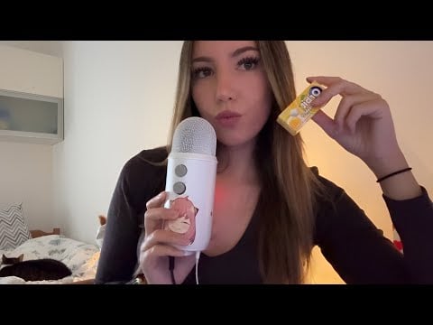 ASMR Gum Chewing Whisper Ramble (chaotic)