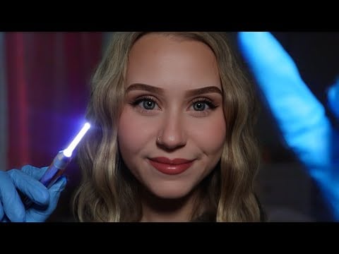 ASMR Inaudible Ear Cleaning & Hearing Exam Roleplay