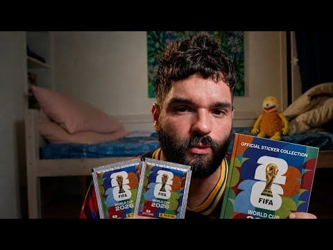 ASMR FRANÇAIS | OUVERTURE DE 8 BOOSTERS PANINI COUPE DU MONDE 2026 