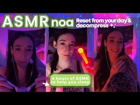 Makeup, Personal Attention, Affirmations + | 4 Hours ASMR to help you relax 💕| live #172