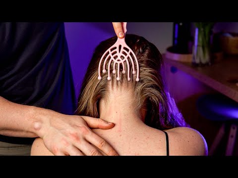 ASMR Ultimate Nape, Scalp & Hair TINGLES for Deep Sleep (No Talk)