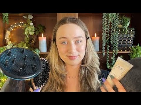 ASMR :) Hair & Scalp Treatment (repost)