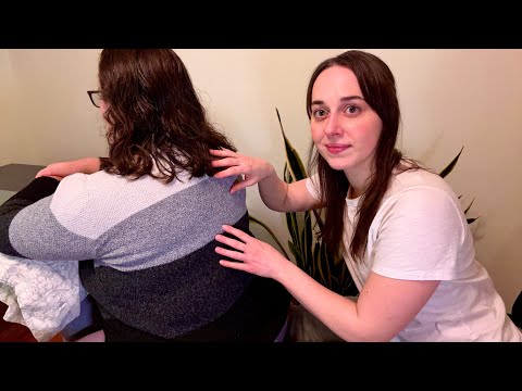 ASMR Back Scratching & Tracing for Deep Relaxation & Stress Relief ✨ [Real Person ASMR]