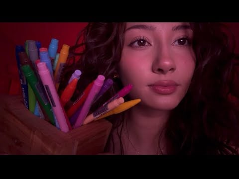 asmr pick a pen game (IB: @zoeASMRchannel)