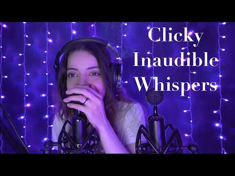 ASMR Inaudible Breathy Clicky Echo Whispers| Fast/Slow Intense Mouth Sounds for Sleep & Tingles