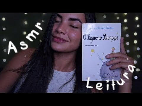 ASMR voz suave pra dormir profundamente | Lendo o Pequeno Príncipe, pt.1
