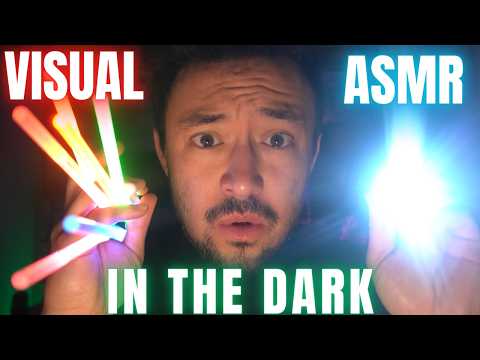 🔴 HYPNOTIC Visual ASMR in the Dark (Personal Lights for Sleep) 💤