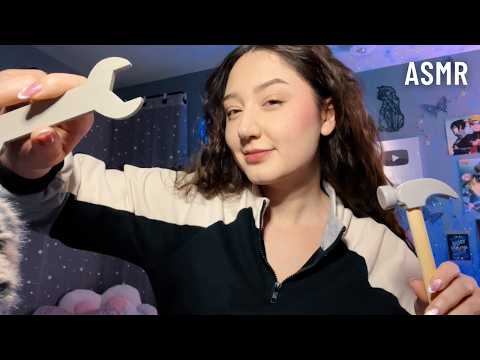 ASMR Repairing You Roleplay *Fast Tapping* Scratching & Personal Attention